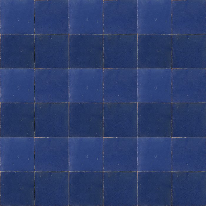 Moroccan Handmade Tiles - Midnight Blue Glazed