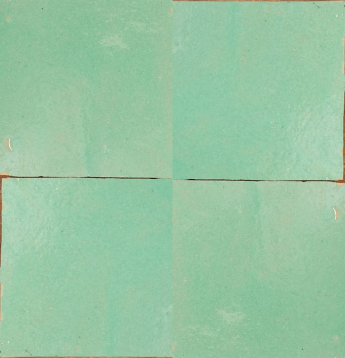 Moroccan Handmade Tiles - Turquoise Glazed