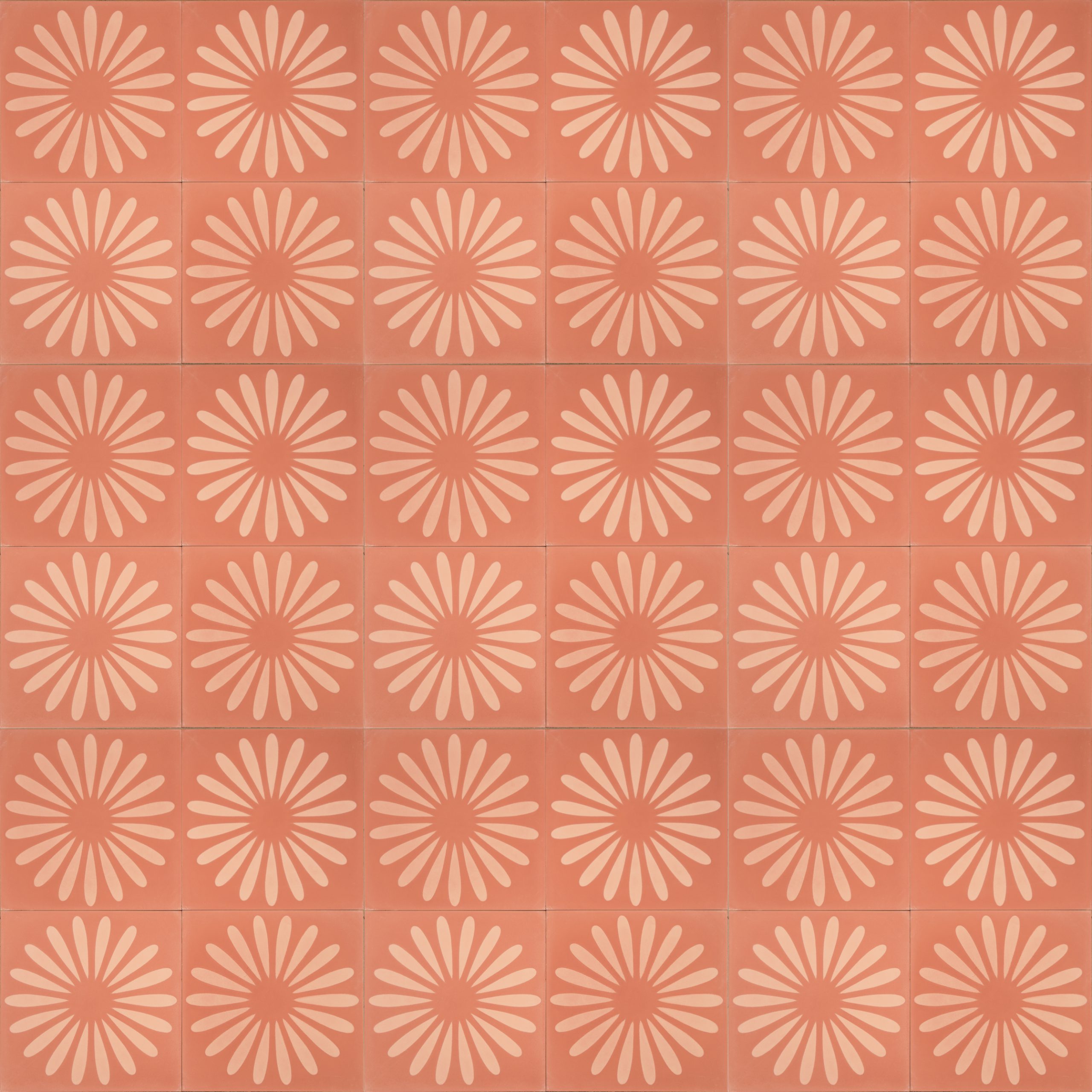 Outdoor Tiles - Pink Fez