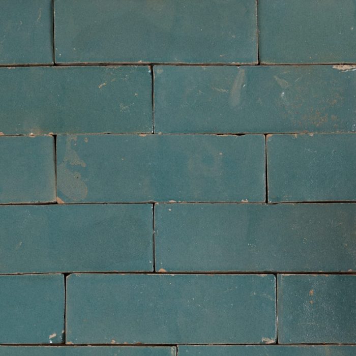 Moroccan Handmade Tiles - Teal Subway