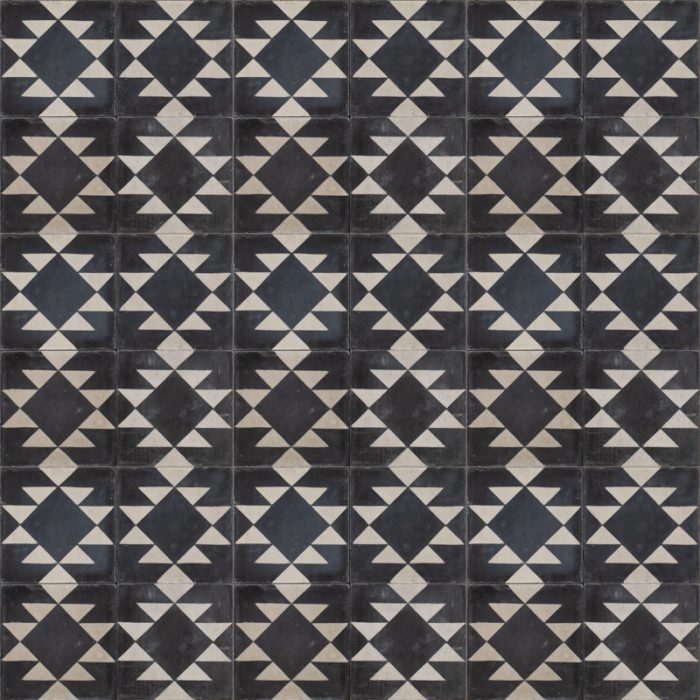 Outdoor Tiles - Black Azteca
