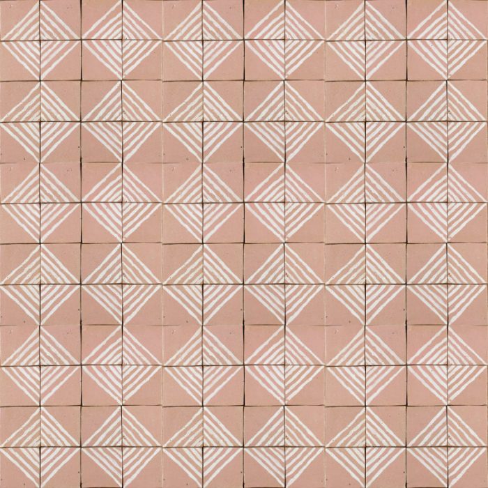 Glazed Feature Tiles - Pink Glossy Metro