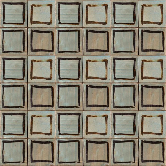 Glazed Feature Tiles - Japanese Squares