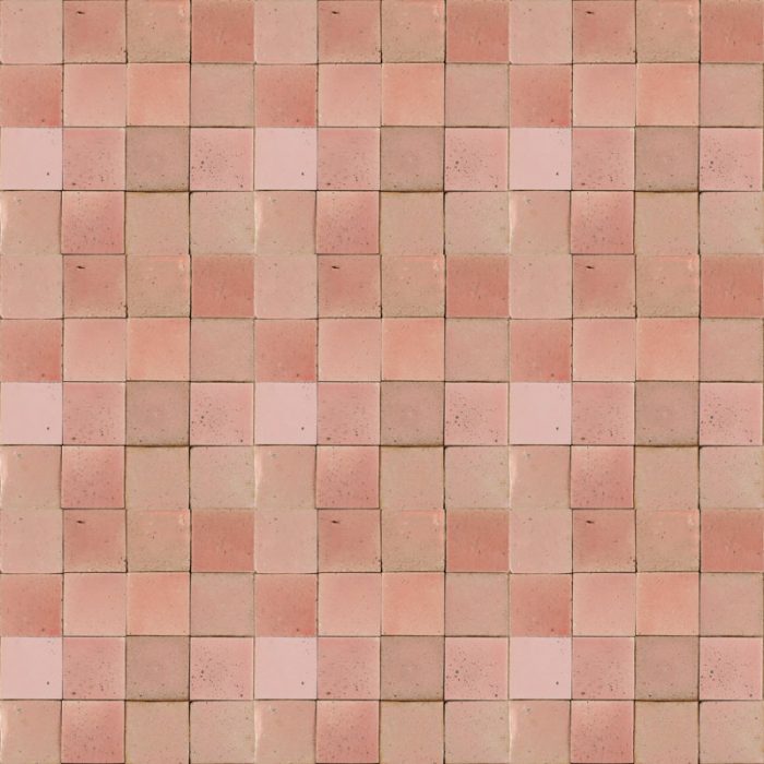 Glazed Feature Tiles - Pink Sunrise Glazed