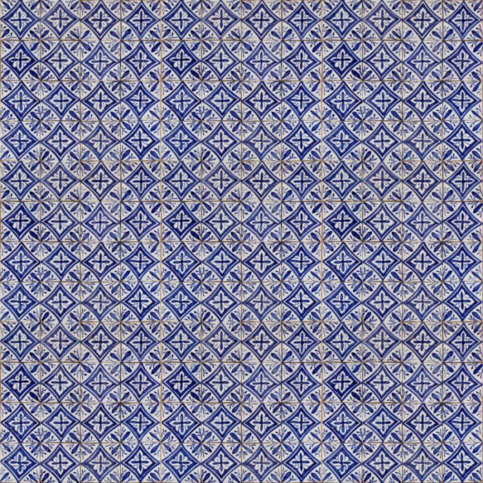 Moroccan Handmade Tiles - Glazed Star Flower