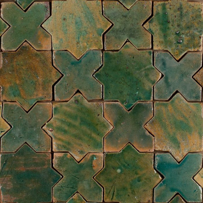 Glazed Feature Tiles - Jade Glossy Estrella
