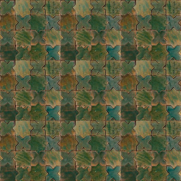 Glazed Feature Tiles - Jade Glossy Estrella