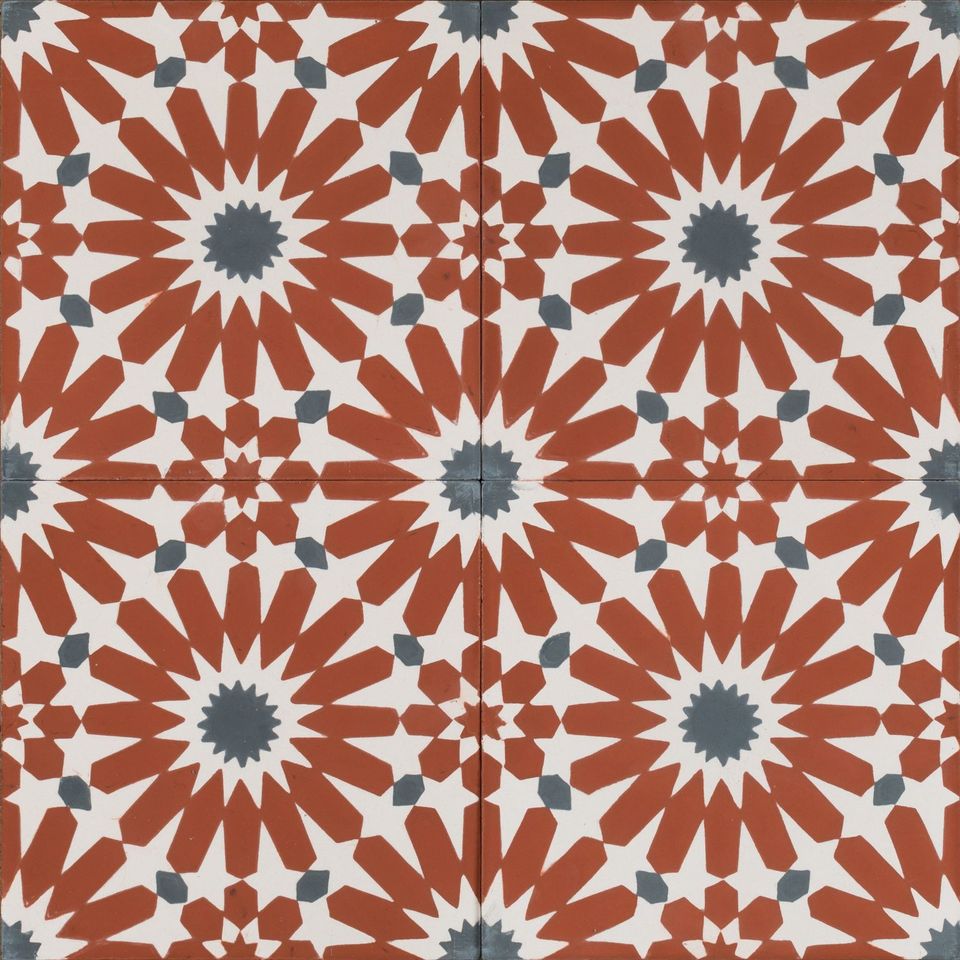 Outdoor Tiles - Red Fez
