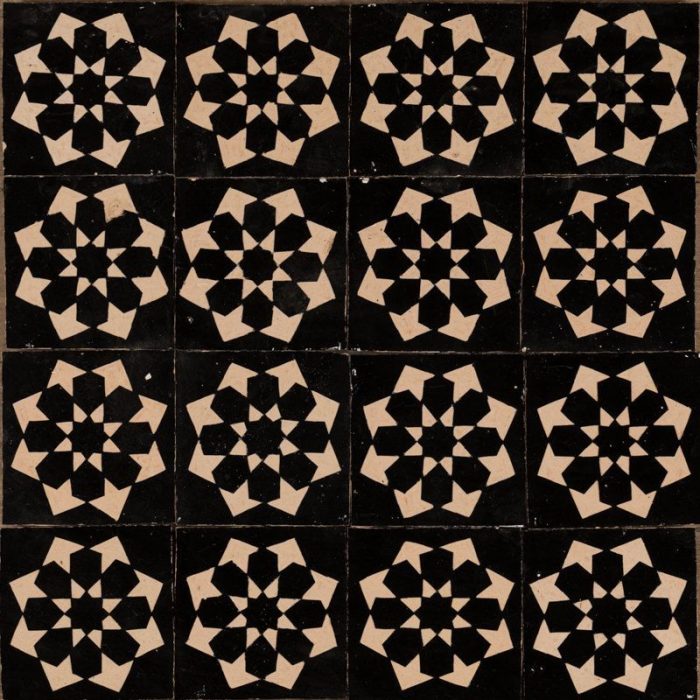 Moroccan Handmade Tiles - Glazed Exotic Lace