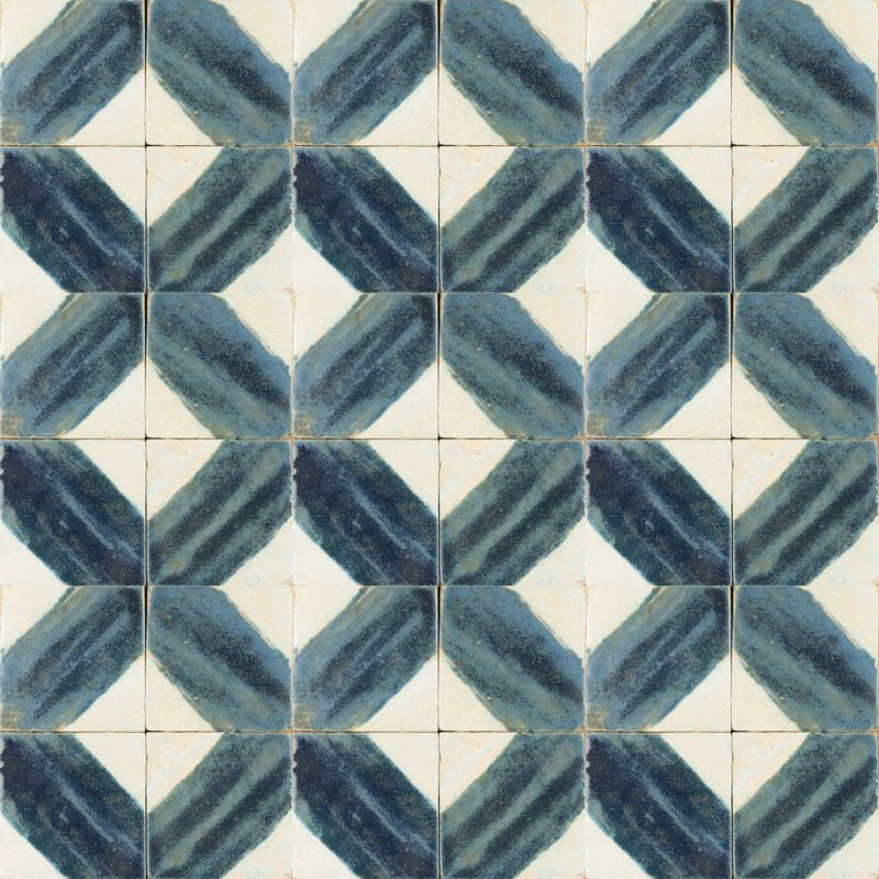 Outdoor Tiles - Little Blue Diamond