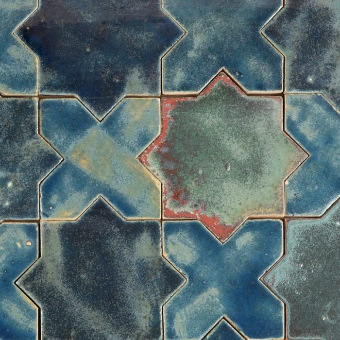 Glazed Feature Tiles - Velvet Blue Glossy Estrella