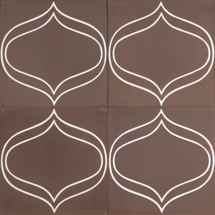 Outdoor Tiles - Chocolate Pleur