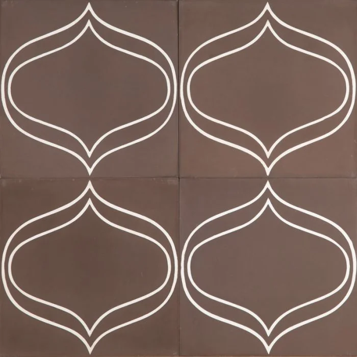Outdoor Tiles - Chocolate Pleur