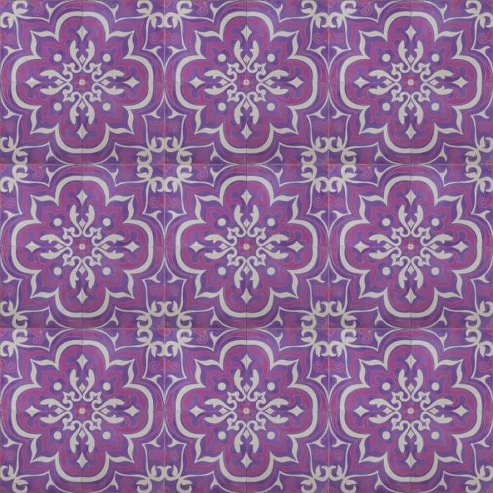 Outdoor Tiles - Purple jaffa