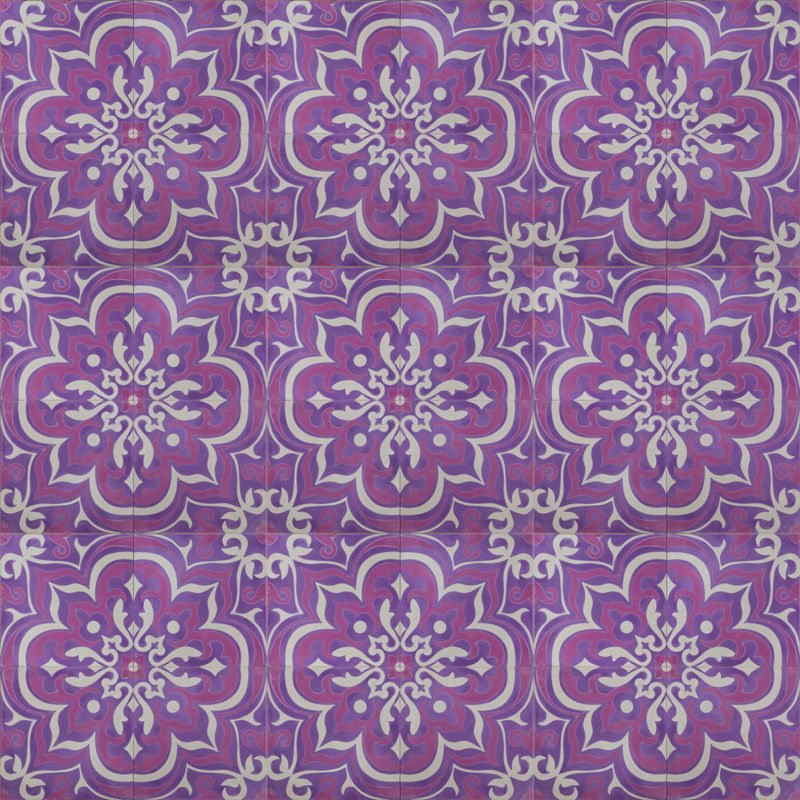 Outdoor Tiles - Purple jaffa