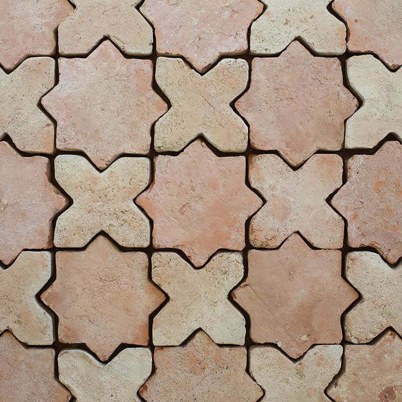 Outdoor Tiles - Petite Oatmeal Estrella