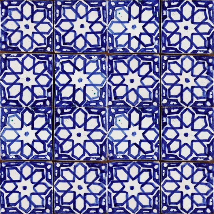 Moroccan Handmade Tiles - Blue El Hombre