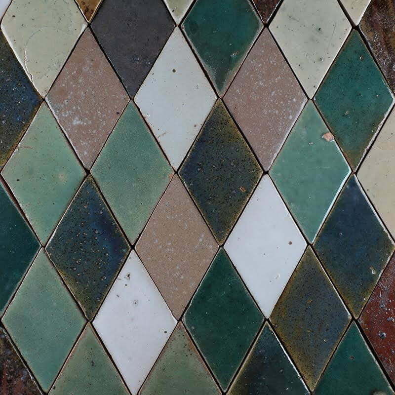 Outdoor Tiles - Mixed Diamonds