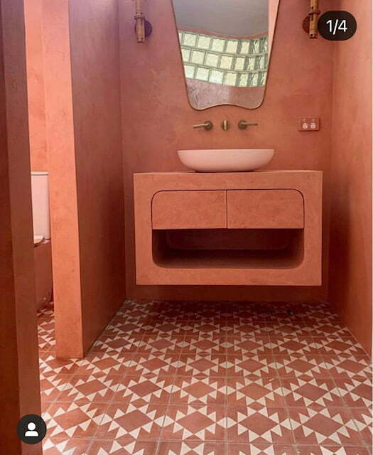 Reproduction Tiles - Pink Azteca