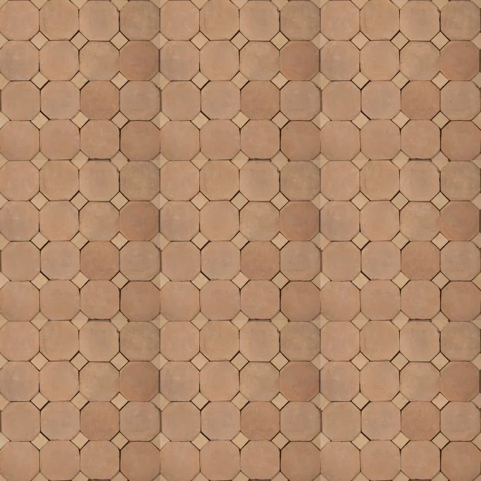 Outdoor Tiles - Terracotta Octagon
