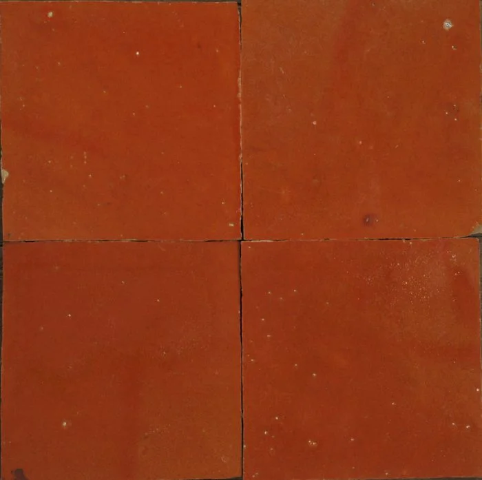 Outdoor Tiles - Burnt Orange Glazed