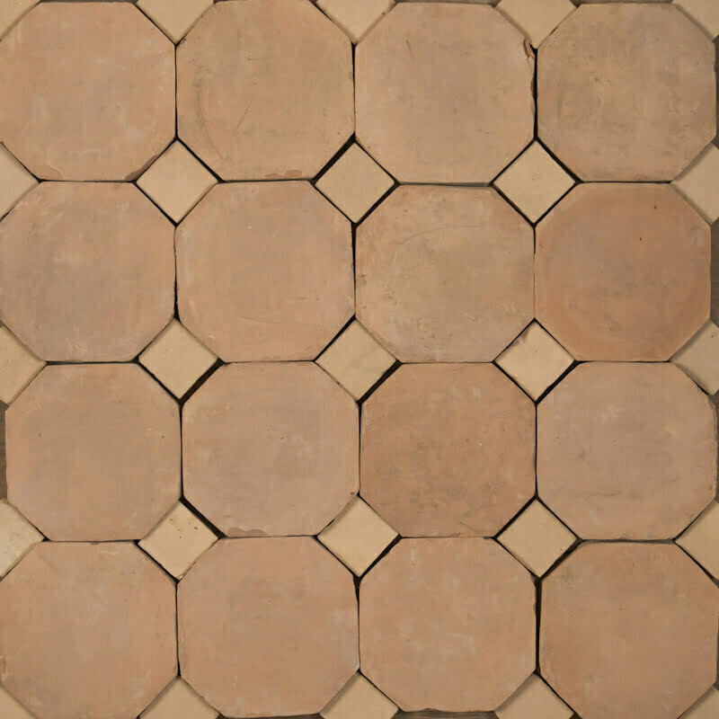 Outdoor Tiles - Terracotta Octagon
