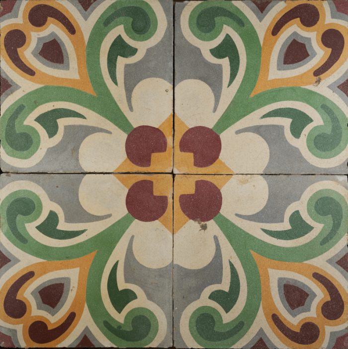 Outdoor Tiles - Green Lotus Antique