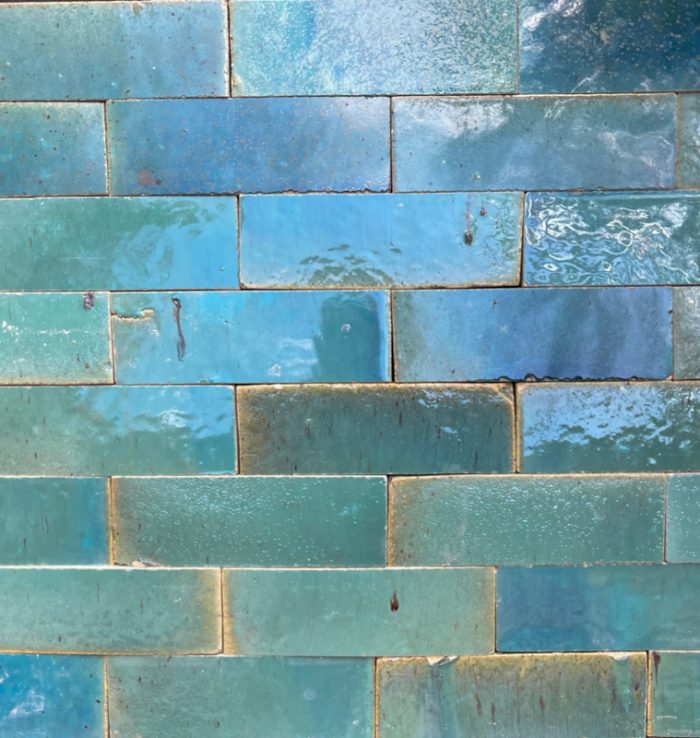 Glazed Feature Tiles - Blue Delight Brick