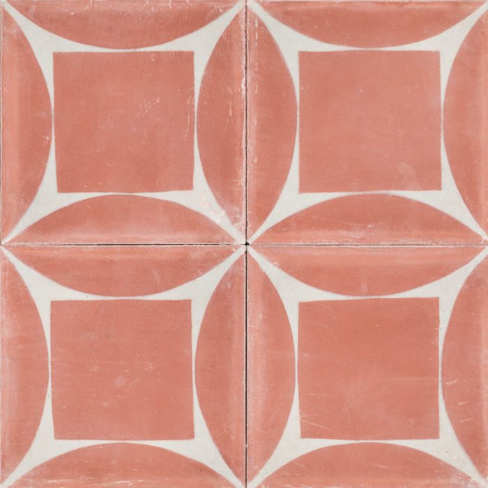 Outdoor Tiles - Pink Cuzco