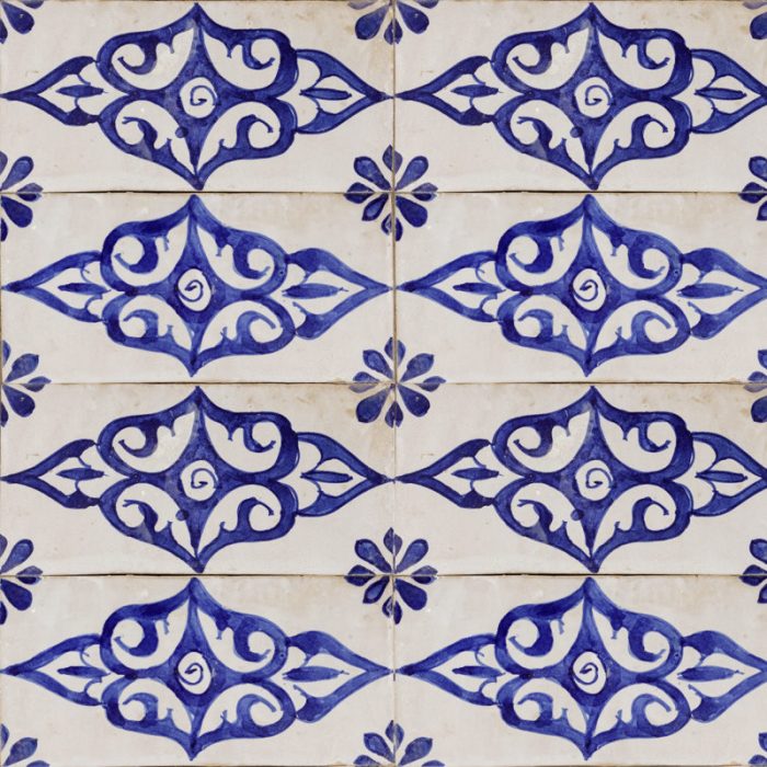 Moroccan Handmade Tiles - Essaouira Lotus
