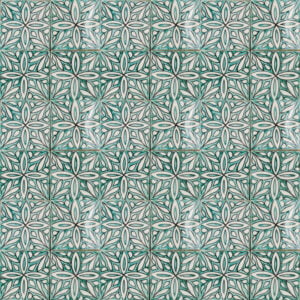 Outdoor Tiles - Glazed Safi Green Large
